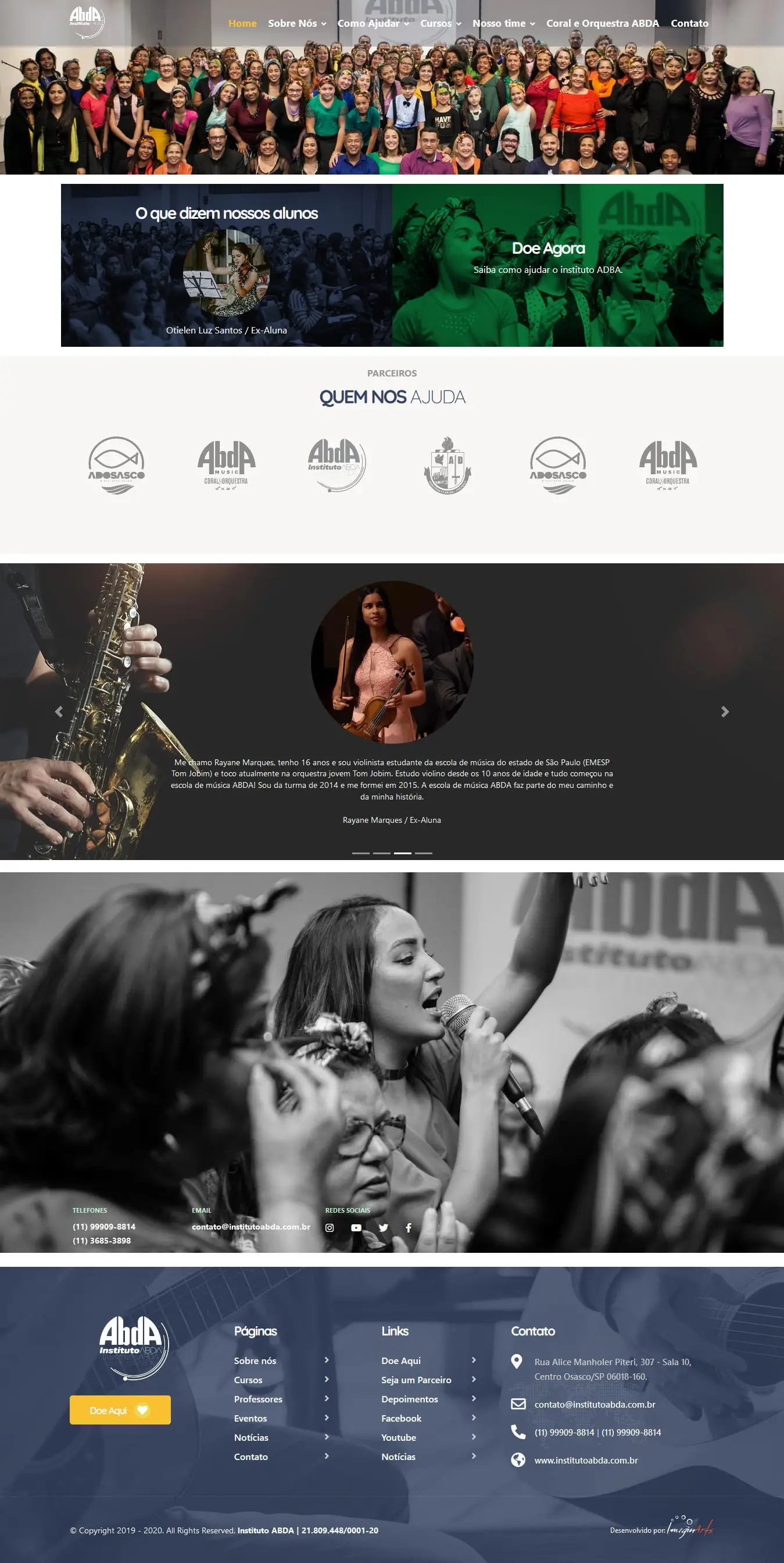 WebSite Instituto ABDA